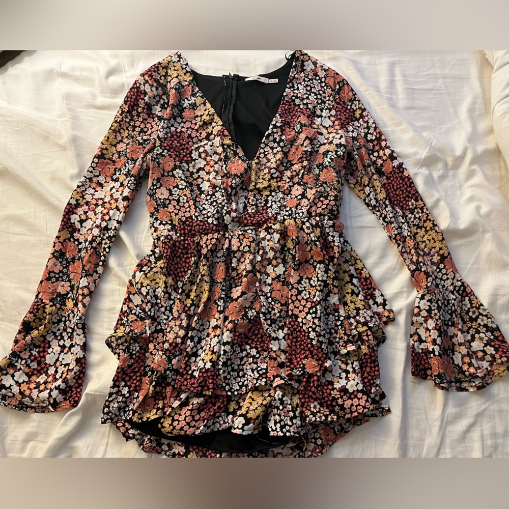 FLORAL ROMPER from Francesca’s
